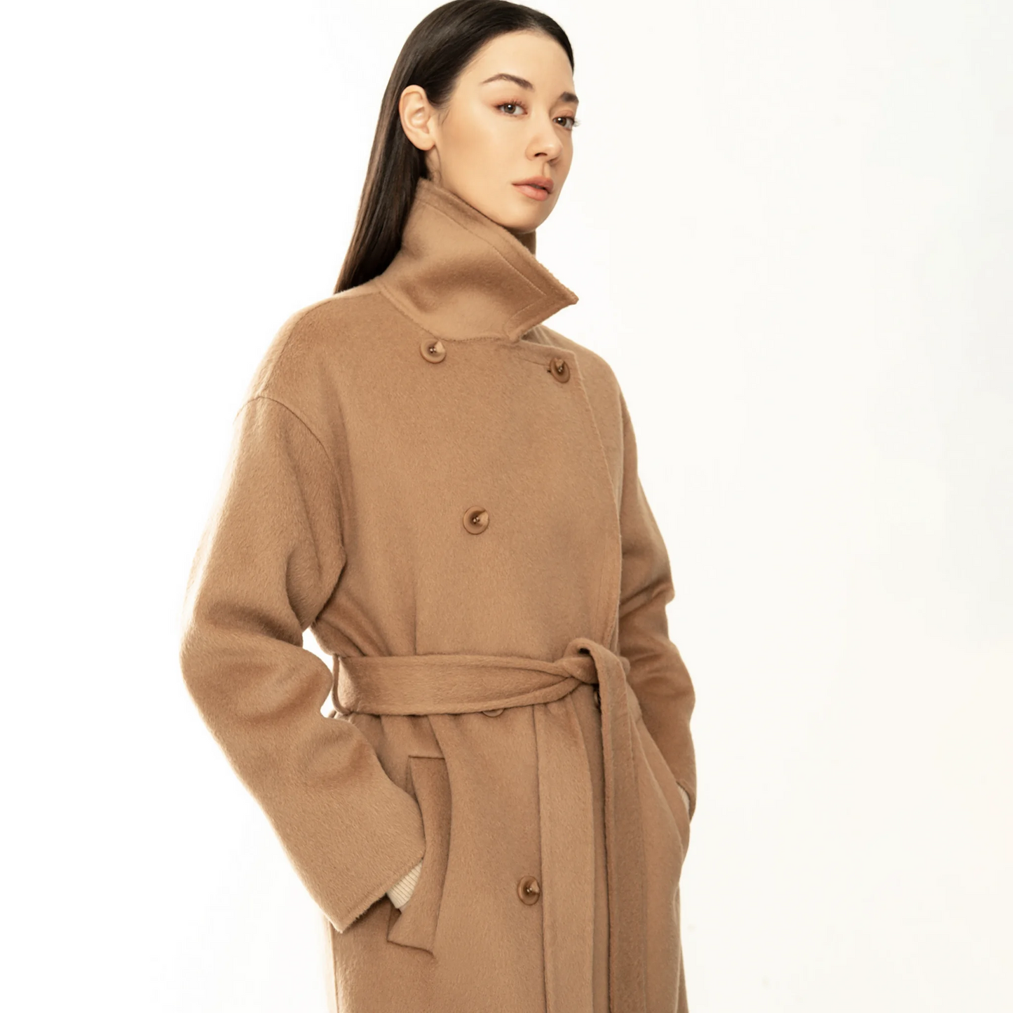 Miel Wool & Alpaca Blend Coat